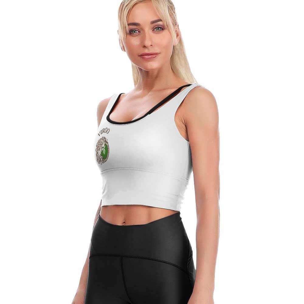 Crop Top Sports Bra - Virgo by GakFace