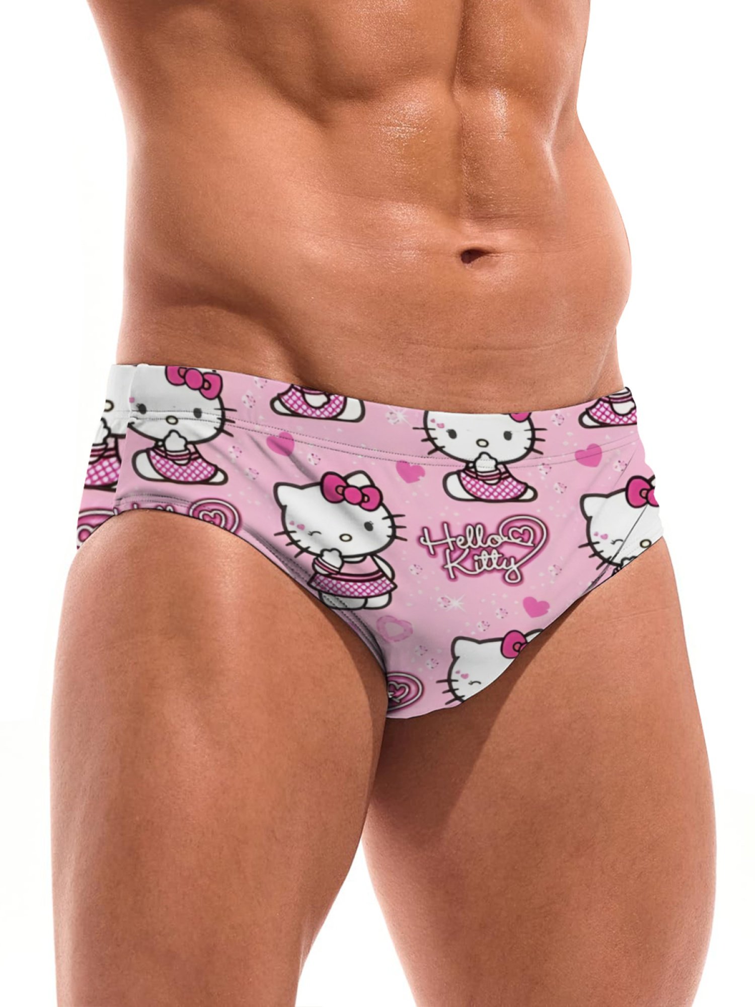 Authorized Sanrio Hello Kitty Cartoon Print Briefs - Image 2