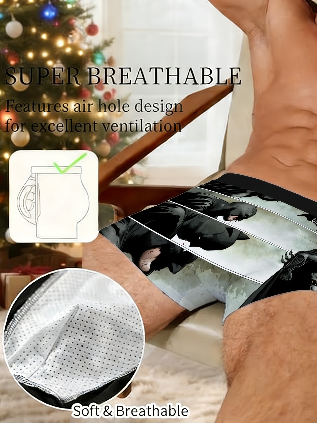 Justice League Batman Comicbook Boxer Briefs - Image 2