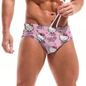 Authorized Sanrio Hello Kitty Cartoon Print Briefs