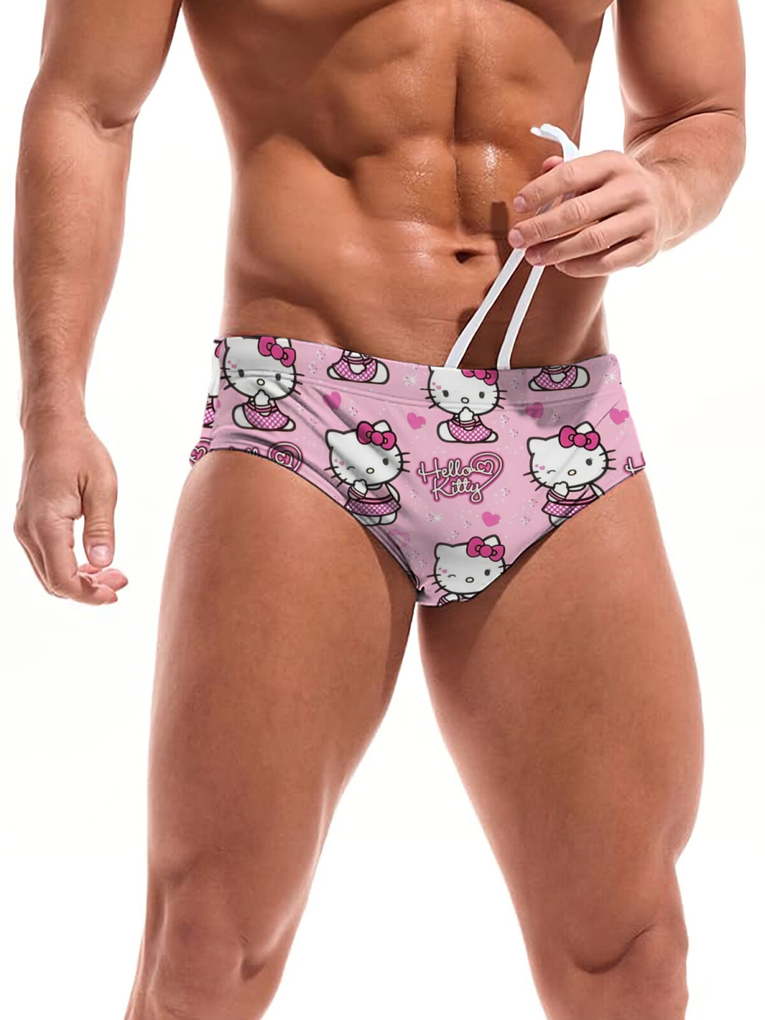 Authorized Sanrio Hello Kitty Cartoon Print Briefs