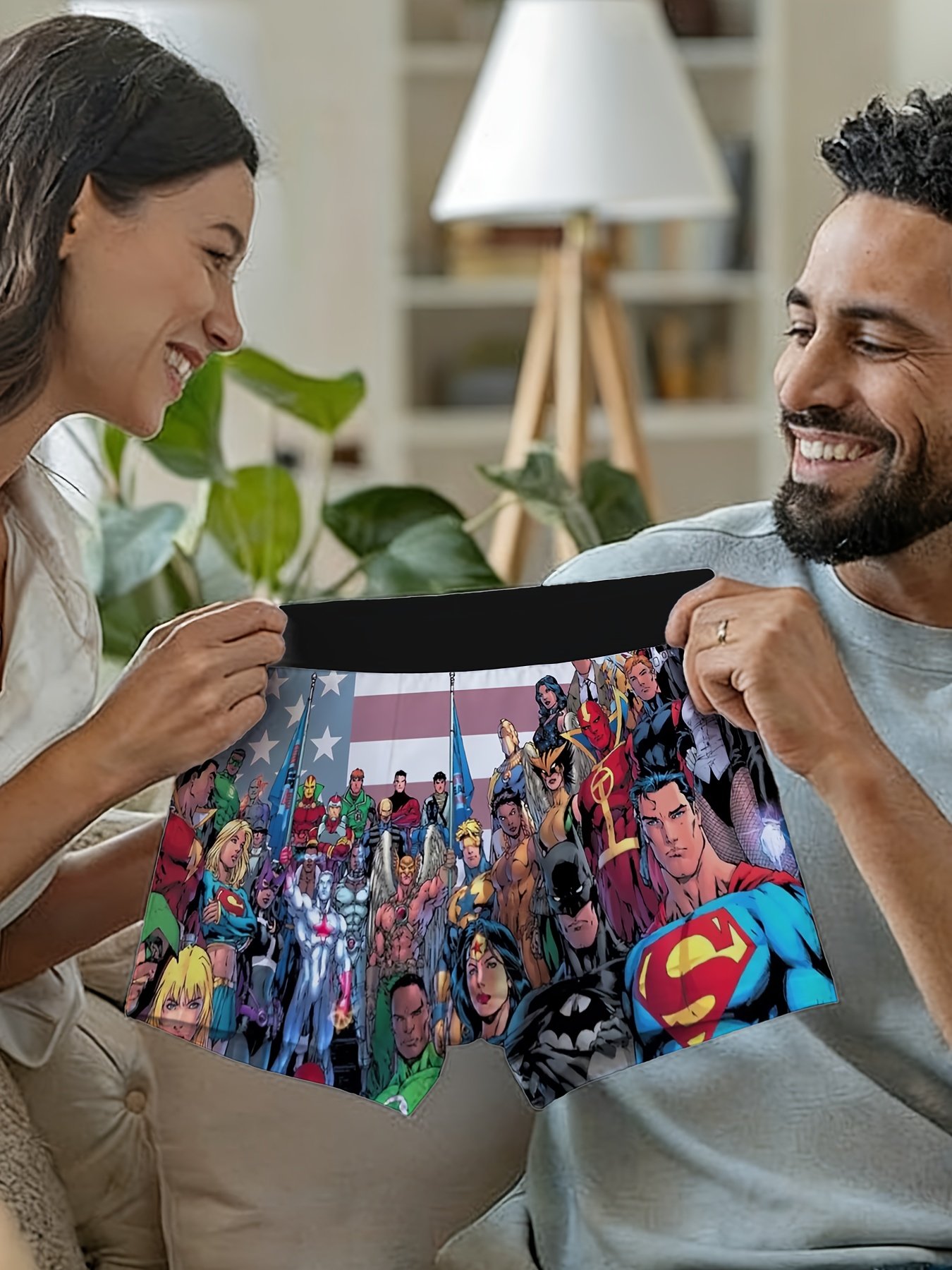 Justice League Boxer Underwear – Batman & Superman Edition - Image 3