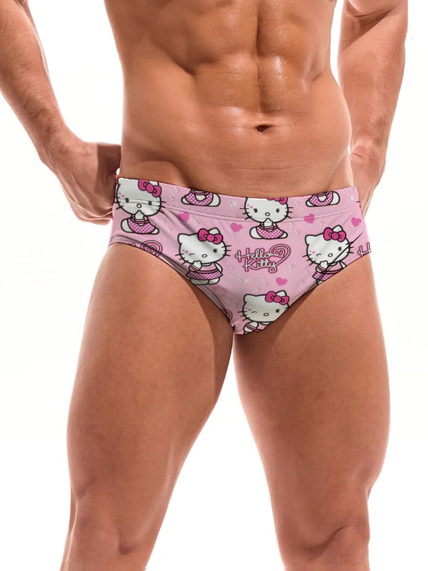 Authorized Sanrio Hello Kitty Cartoon Print Briefs - Image 4