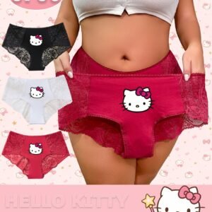 3-Pack Sanrio "Hello Kitty" Cartoon Printed Briefs