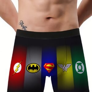 Justice League Boxer Briefs - Iconic JL Print