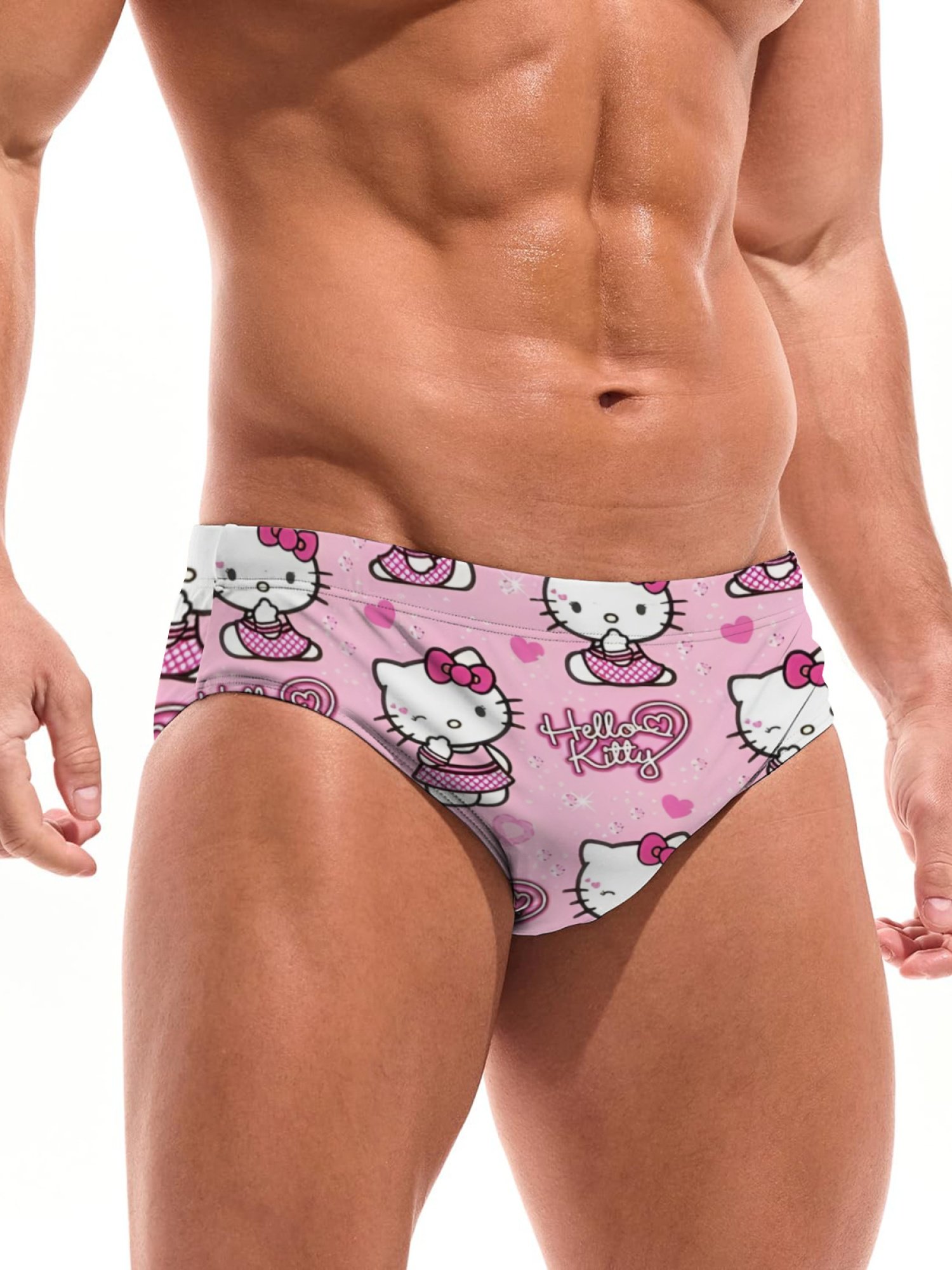 Authorized Sanrio Hello Kitty Cartoon Print Briefs - Image 3