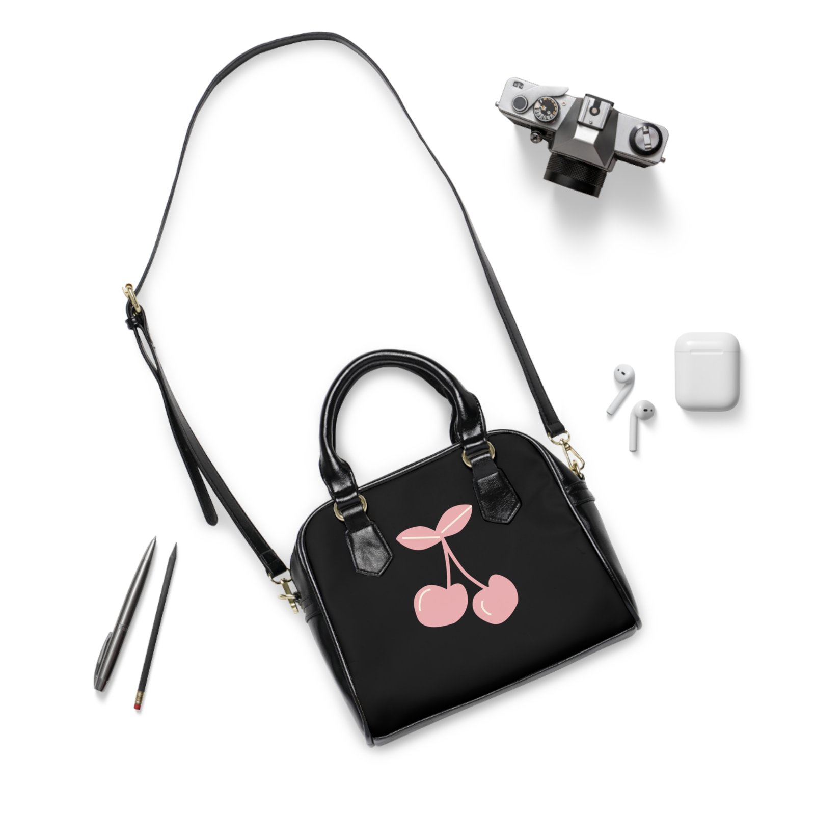 Shoulder Handbag – So Cherry - Image 4