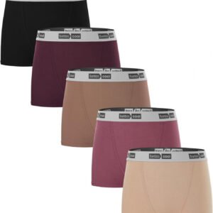 5pcs Womens Boxer Briefs